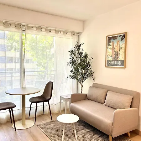 112 - Le Five, Studio, Clim, Terrasse, Parking Montpellier