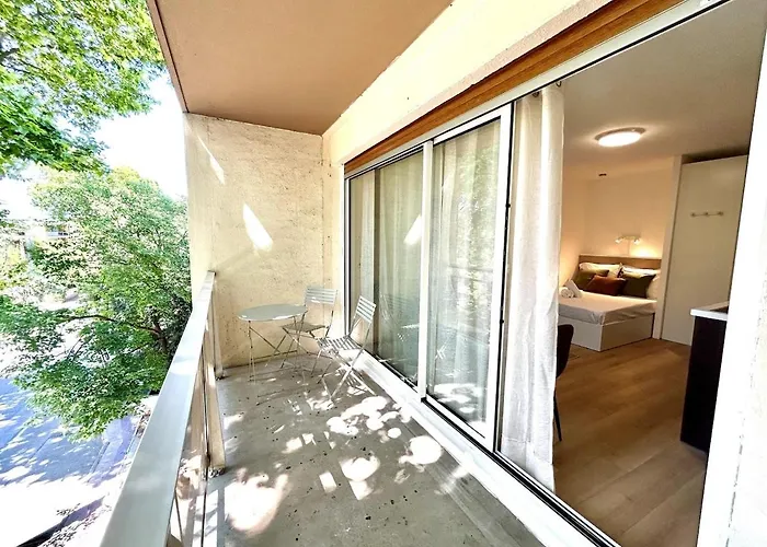 Apartment 112 - Le Five, Studio, Clim, Terrasse, Parking *