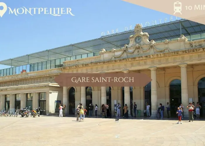 112 - Le Five, Studio, Clim, Terrasse, Parking Apartment Montpellier