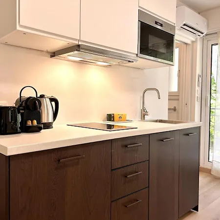 112 - Le Five, Studio, Clim, Terrasse, Parking Apartman *